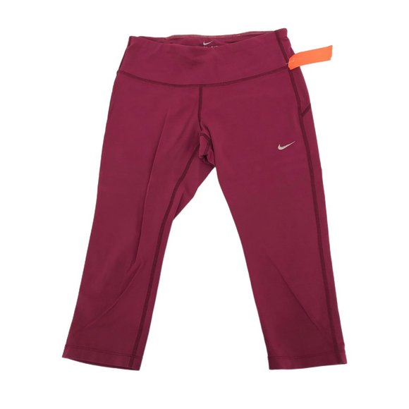 Nike Pink Cropped Dri-Fit Leggings | Perfect for Any Occasion - Picture 1 of 6